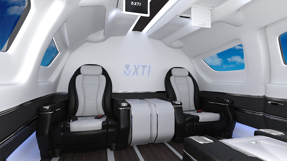 XTI Aircraft Interior